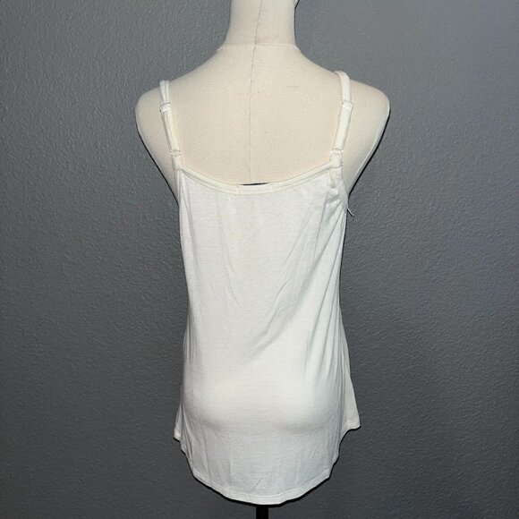 DEMOCRACY Cream Ivory Boho Lace Crochet Top with matching Cami - NWOT - Size M - Picture 7 of 12